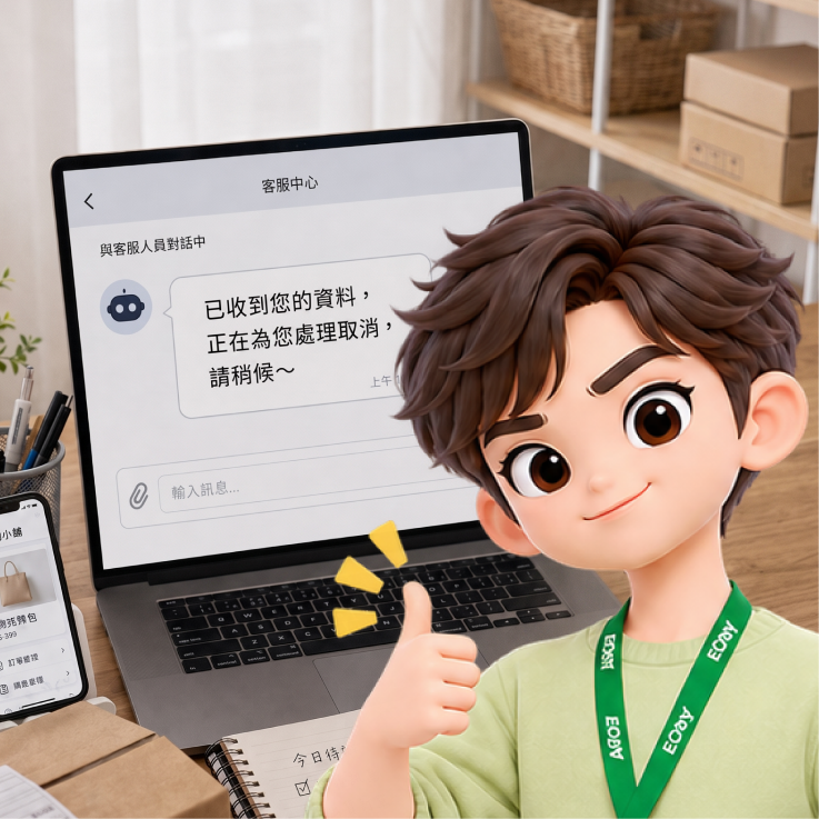 假客服回覆已收到資料，正在處理取消